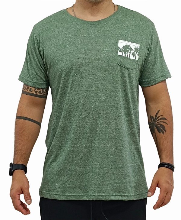 Camiseta Masculina Verde Tuvalu