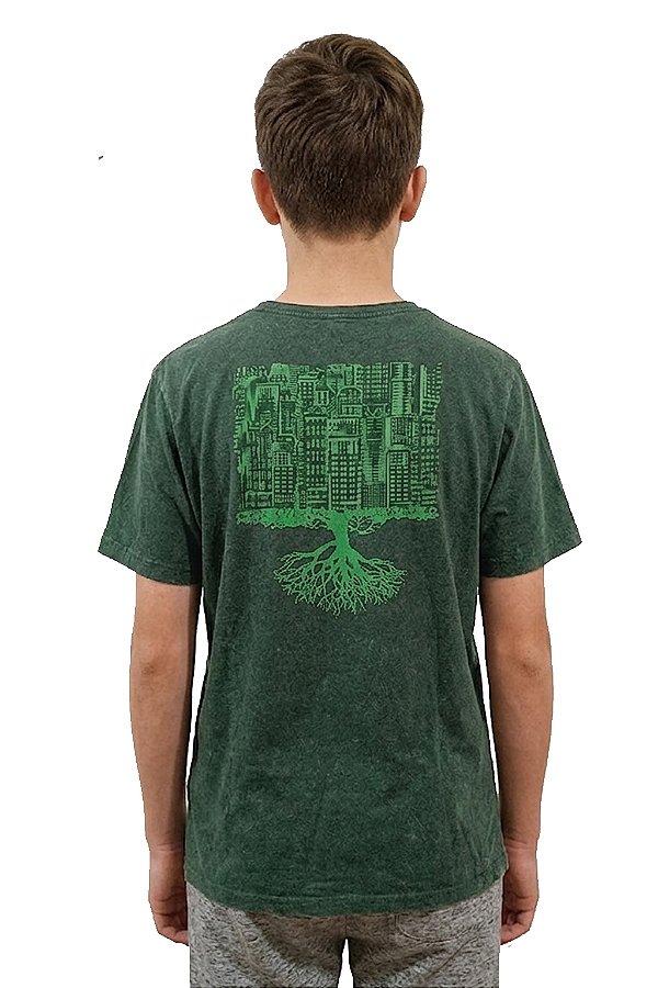 Camiseta Marmorizada Enclosed on the Root