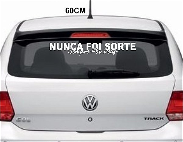 Adesivo para vidro de carro - Tamanho Padrão 60cm