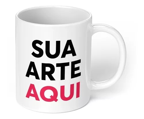 Caneca Alça Branca - PROMOÇÃO