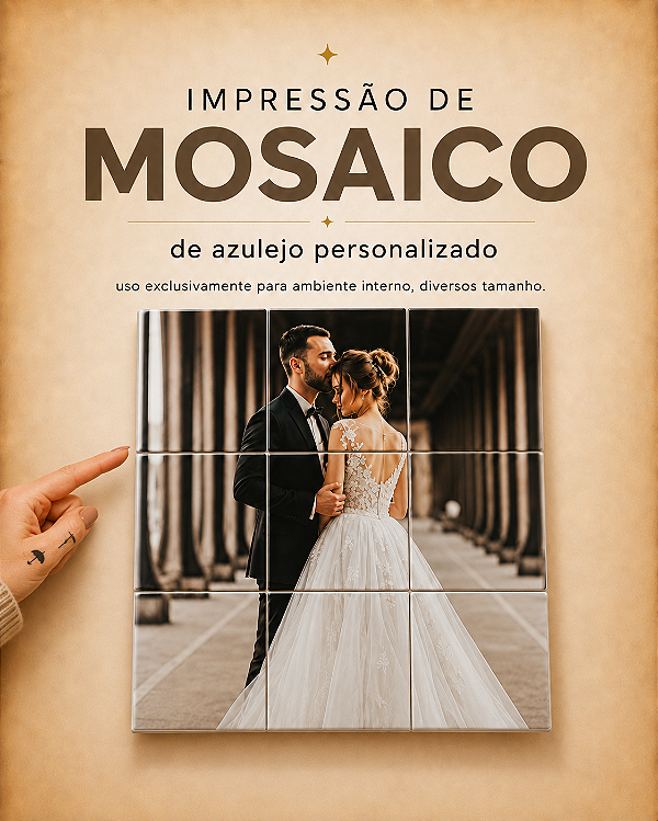 Mosaico de Azulejo personalizado