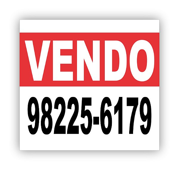 BANNER VENDO OU ALUGO 100X80