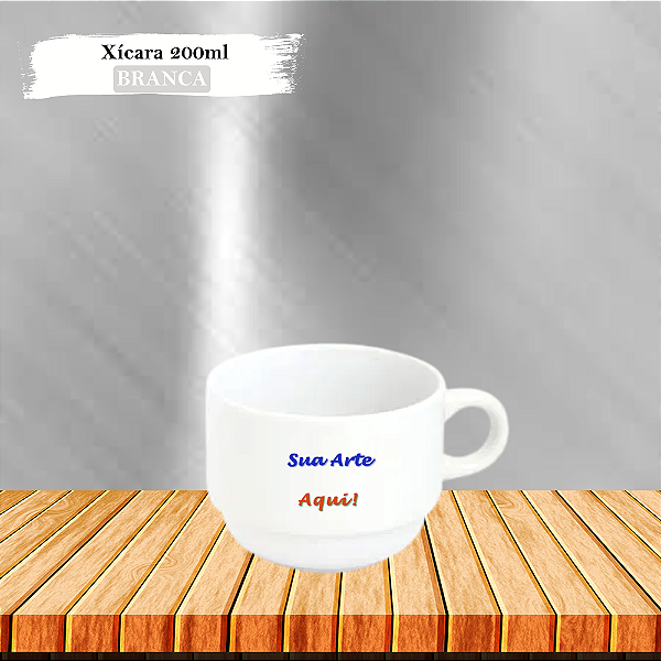 Xícara Personalizada Cerâmica 180 ml