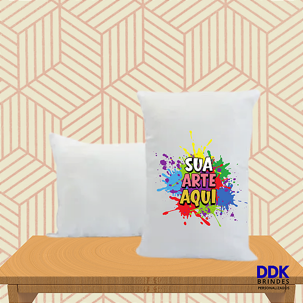 Almofada Personalizada 20x30 com Enchimento (Branca)