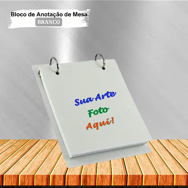 Bloco de Anotações de Mesa Personalizado