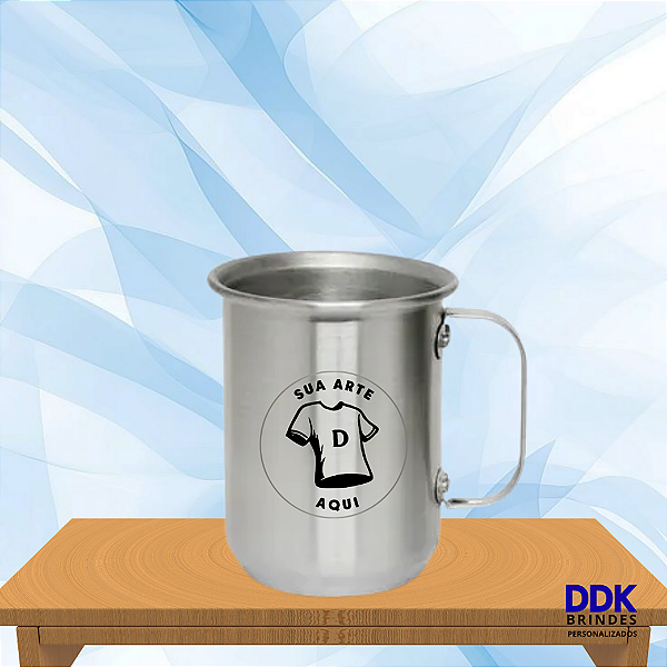 Caneca de Alumínio Personalizada 600 ml