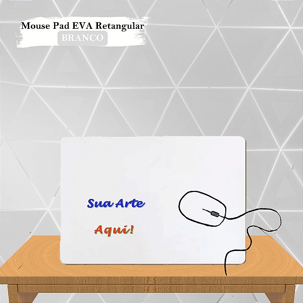 Mouse Pad Personalizado Retangular - 05 Unidades