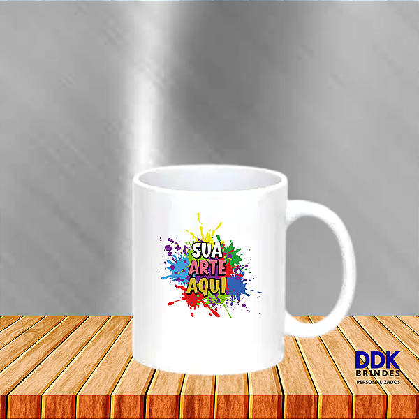 Caneca Personalizada Cerâmica 325ml Branca