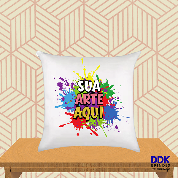 Almofada Personalizada com Capa 30x30 (Branca)