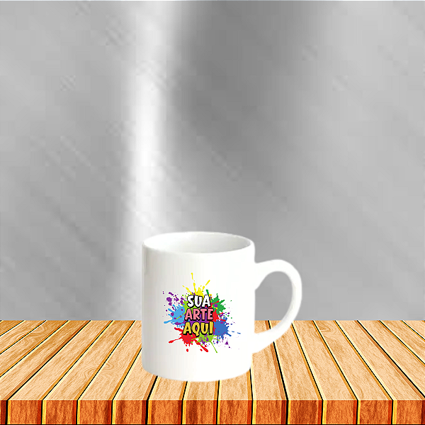 Caneca (Xícara) Branca Personalizada Cerâmica 180 ml