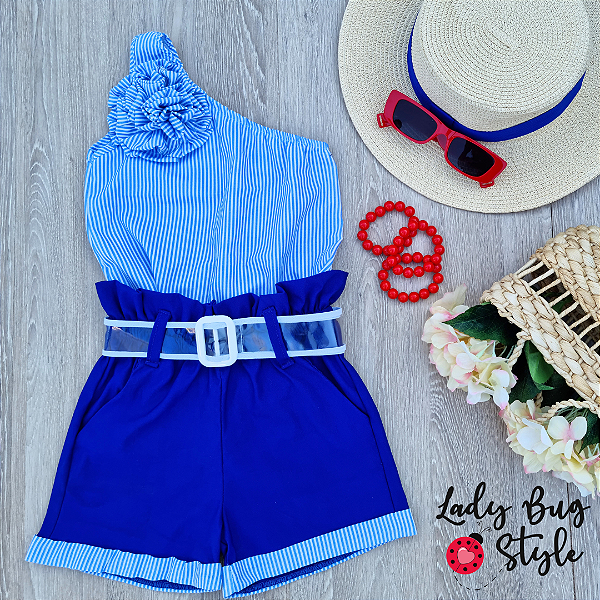 Conjunto Navy com Shorts Clochard