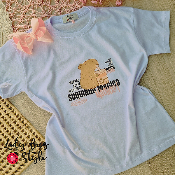 T-Shirt Suquinho Mágico Branca