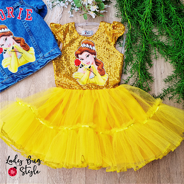 Vestido Paete Bela