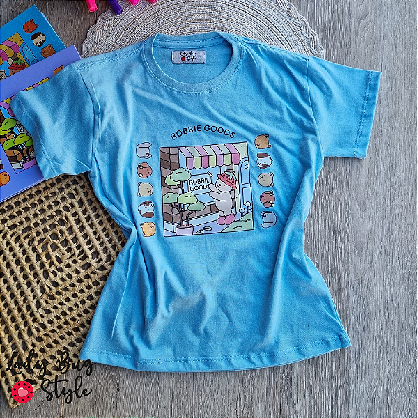 T-Shirt Bobbie Goods Azul Bebê