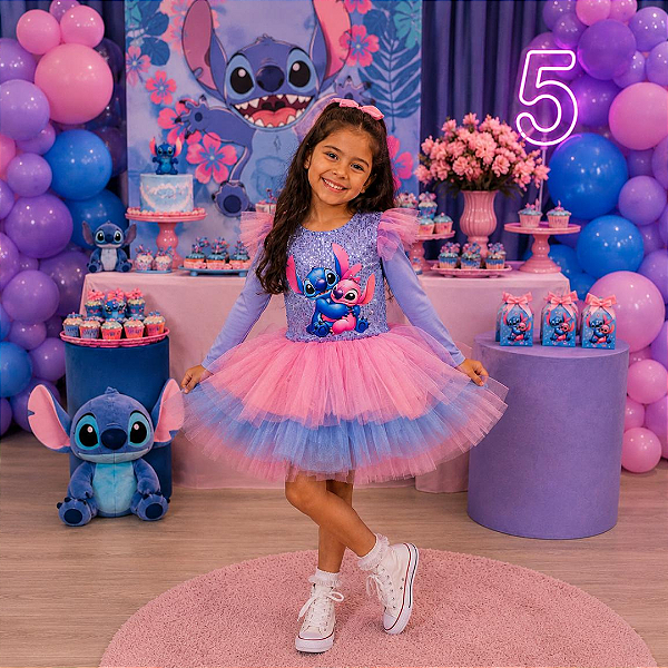 Vestido Paete Stitch ML