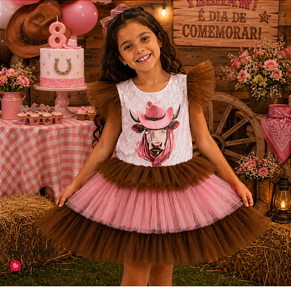 Vestido Paete Cowgirl