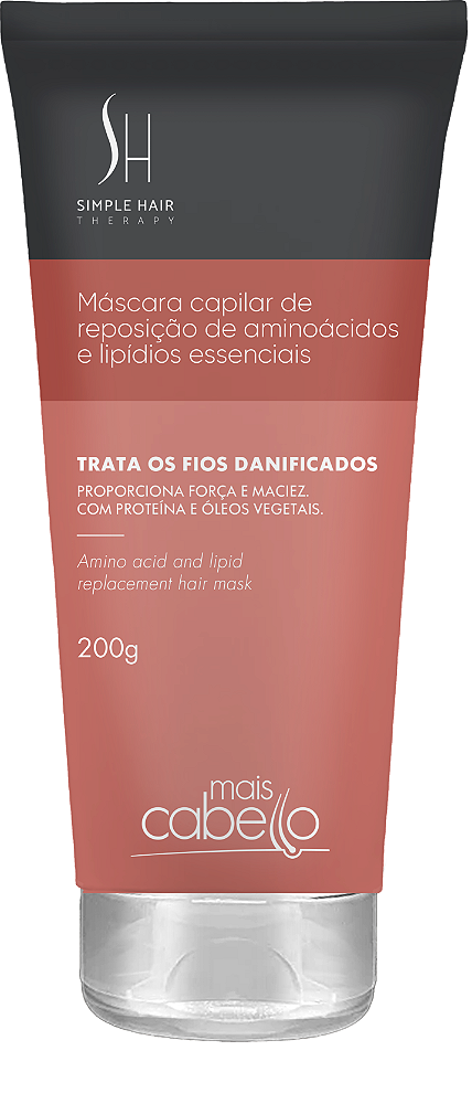 Máscara Capilar para Pontas Duplas Simple Hair 200ml