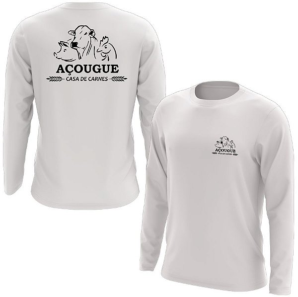 Camiseta Manga Longa Açougue