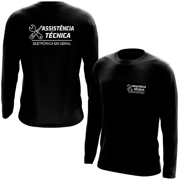 Camiseta Manga Longa Assistência Técnica em Eletrônica