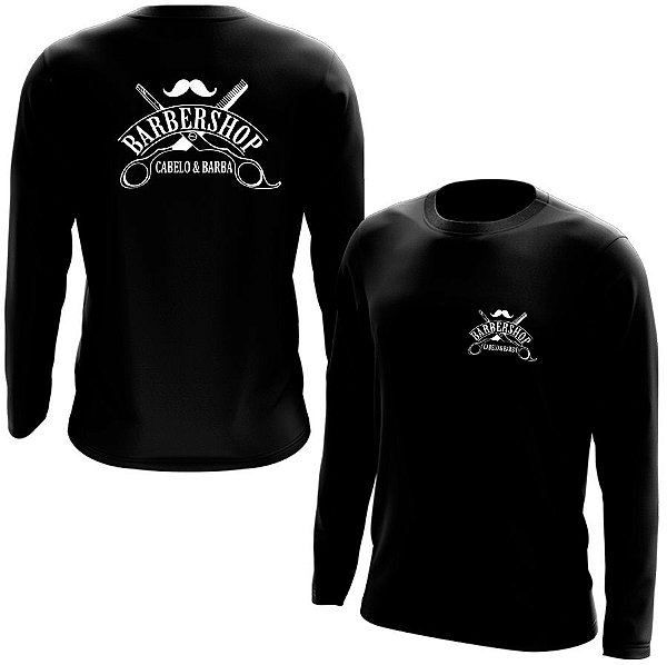 Camiseta Manga longa Barber Shop