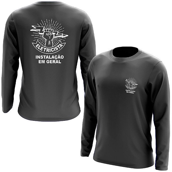 Camiseta Manga Longa Eletricista