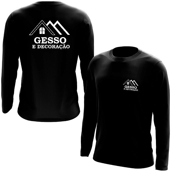 Camiseta Manga Longa Gesso