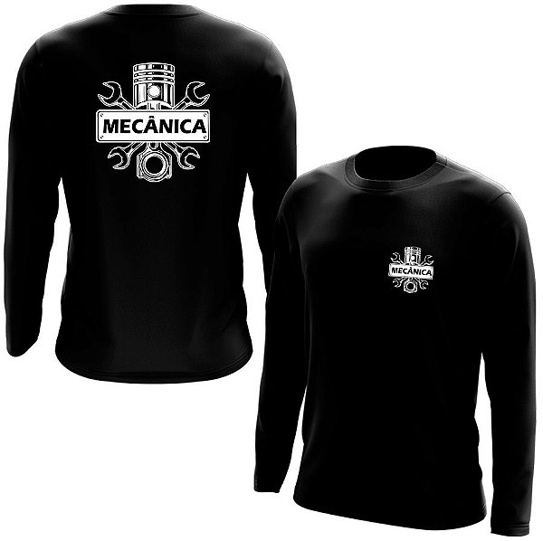 Camiseta Manga Longa Mecânica
