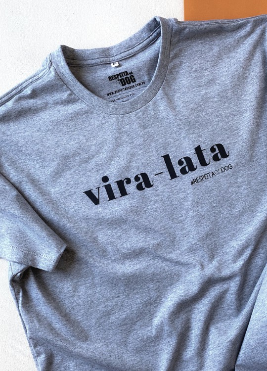 Camiseta “VIRA-LATA” (modelagem tradicional)