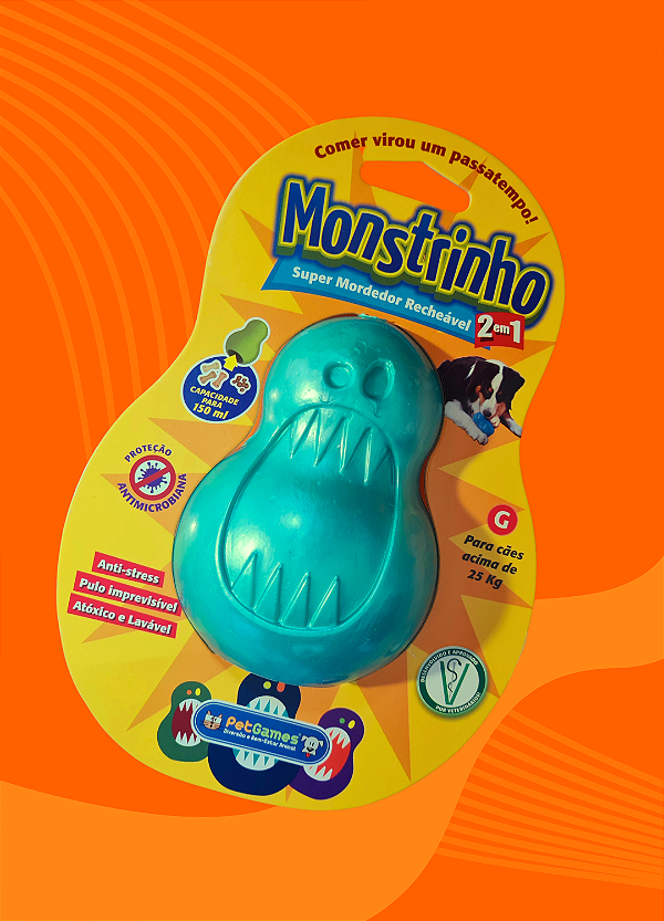 Monstrinho - Brinquedo Recheável da Pet Games