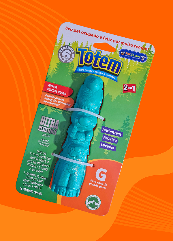 Totem Nylon - Brinquedo Mordedor da Pet Games