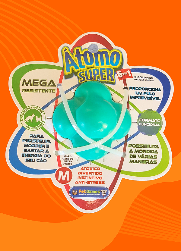 Átomo Super - Brinquedo da Pet Games