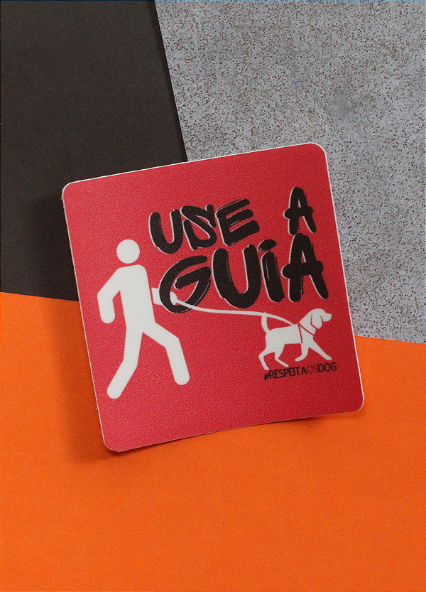 Adesivo 6cm - "USE A GUIA"