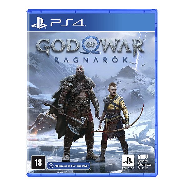 God of War Ragnarok para PS4 Mídia Física