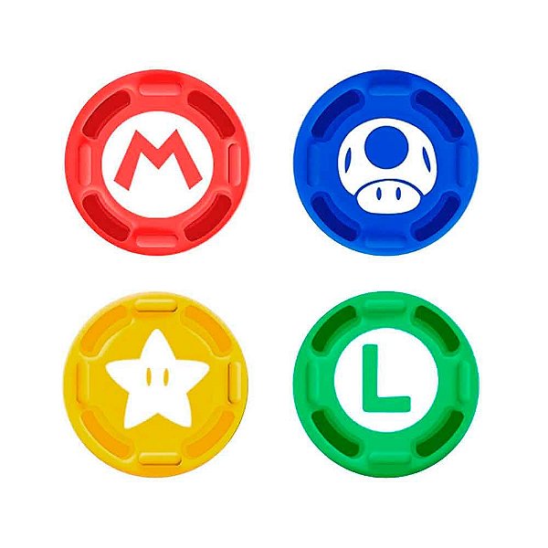 4 Thumbstick Mario Para Nintendo Switch