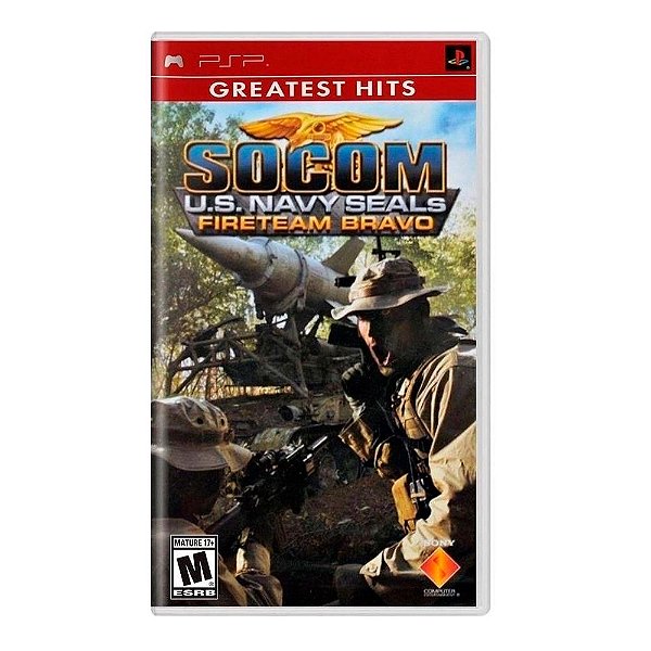 SOCOM U.S. Navy SEALs Fireteam Bravo - PSP Mídia Física - Build Games