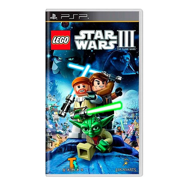 Lego Star Wars III The Clone Wars - PSP Mídia Física