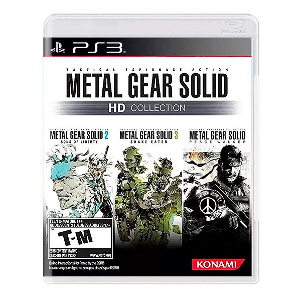 Metal Gear Solid: HD Collection - PS3 Mídia Física
