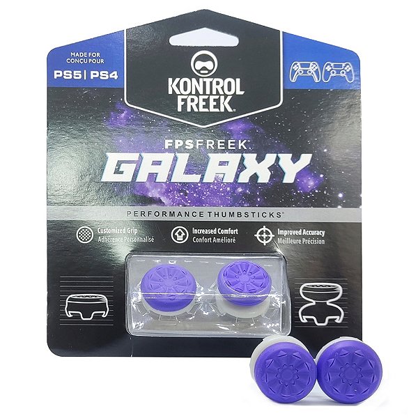 Kontrol Freek Galaxy Roxo PS4 e PS5