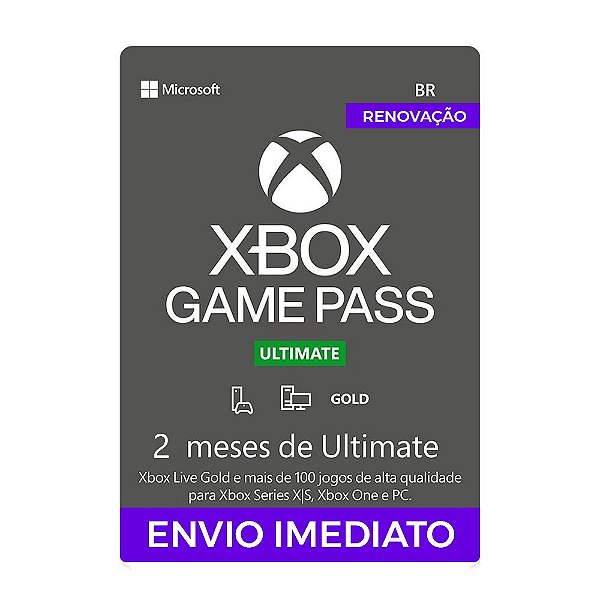 GAME PASS ULTIMATE 2 MESES – CÓDIGO 25 DIGITOS – Tornado Games