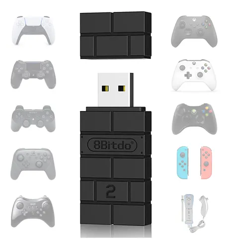 Adaptador 8bitdo v2 para nintenro switch