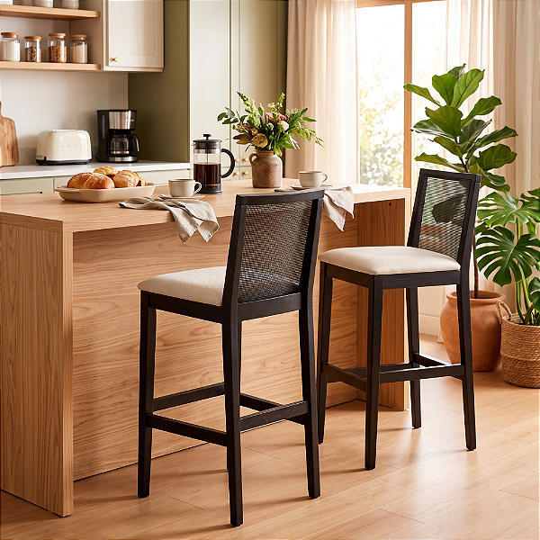 Banqueta com Tela Iris