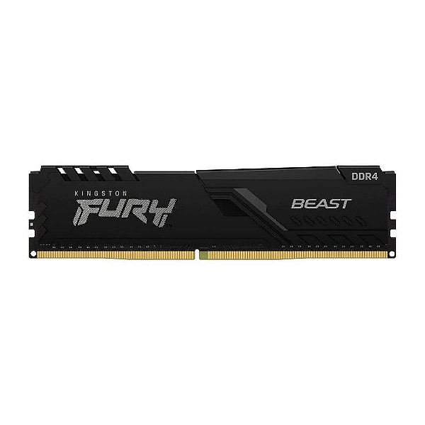 Memória 4GB DDR4 2666Mhz KF426C16BB/4 Kingston Fury Beast Black - Udimm p/ desktop