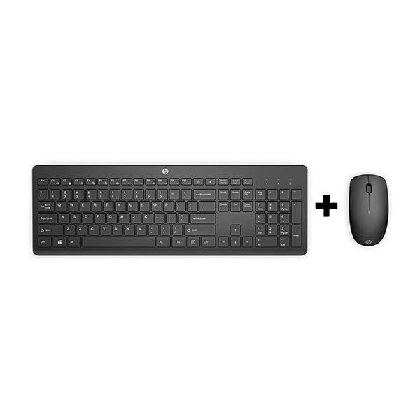 Kit Teclado e Mouse Sem Fio HP 230 Preto