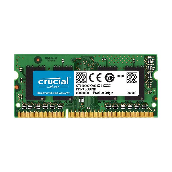 Memória 4GB DDR3L 1600MHz CT51264BF160B Crucial Sodimm