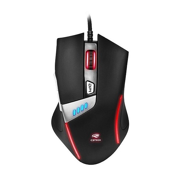 Mouse Gamer C3Tech GRIFFIN RGB 6 Botões 4000 DPI - MG-500