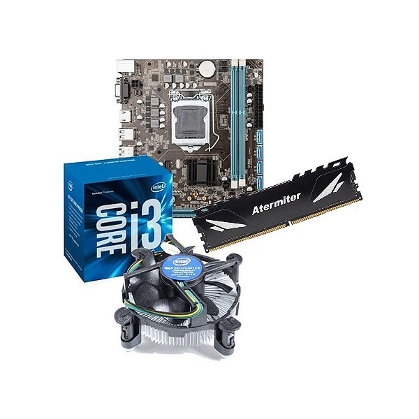 Kit Gamer Intel i3-6100 16GB DDR3 + Cooler