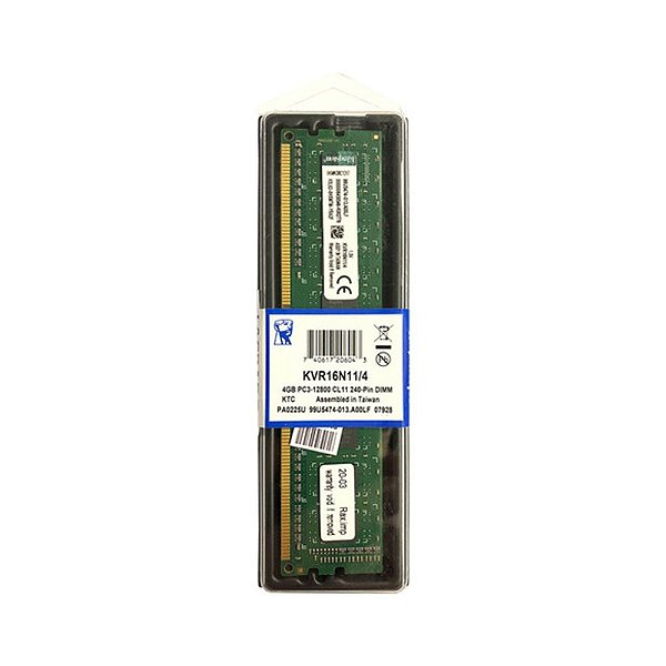 Memória RAM DDR3 4gb 1600Mhz - KVR16N11/4 - Kingston UDIMM