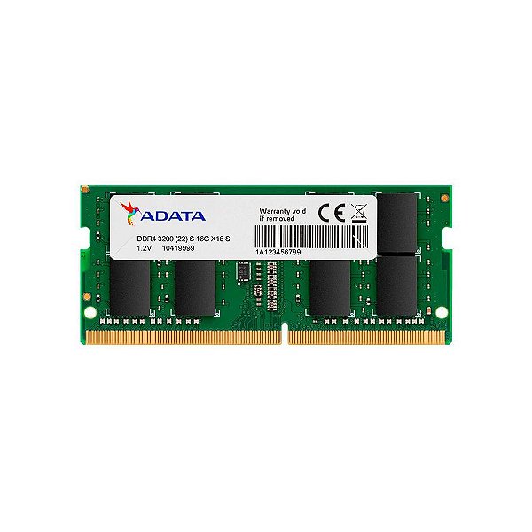 Memória 32GB DDR4 3200MHz AD4S320032G22SGI Adata Sodimm