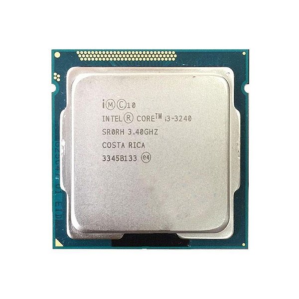 Processador Intel Core I3-3240 3.40GHz 3MB CM8063701137900 1155 DUAL CORE Intel TRAY S/ COOLER