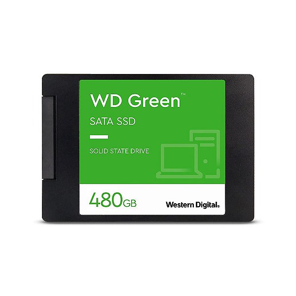 SSD 480GB SATA 2.5" WDS480G2G0A Western Green Digital